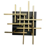 WALL LAMP LED BLACK/GOLD