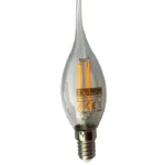 FILAMENT BULB (CANDLE+TAIL) CLEAR LED 4.5W E14