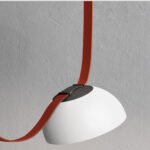 Belt Semispheres Pendant White